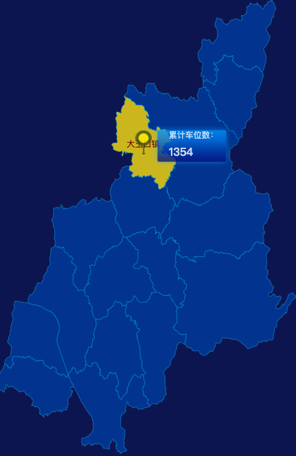 echarts肇庆市封开县geoJson地图点击地图插小旗