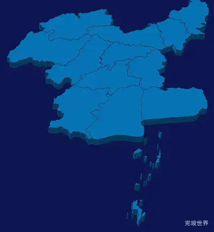 echarts惠州市惠阳区geoJson地图3d地图实例旋转动画