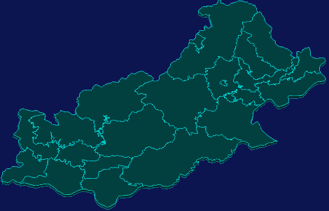 threejs惠州市博罗县geoJson地图3d地图