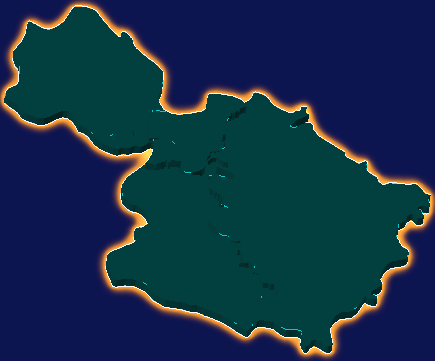 threejs梅州市梅江区geoJson地图3d地图添加金色效果