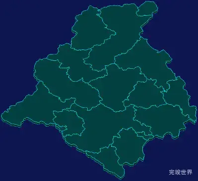 threejs梅州市大埔县geoJson地图3d地图