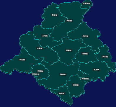 threejs梅州市大埔县geoJson地图3d地图CSS3D标签
