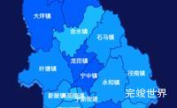 echarts梅州市兴宁市geoJson地图 visualMap控制地图颜色代码演示