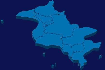 echarts汕尾市城区geoJson地图3d地图实例旋转动画