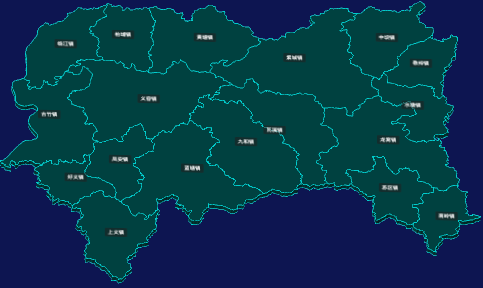 threejs河源市紫金县geoJson地图3d地图CSS3D标签