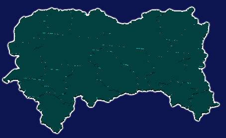 threejs河源市紫金县geoJson地图3d地图添加描边效果