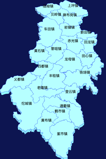 echarts河源市龙川县geojson地图3d地图