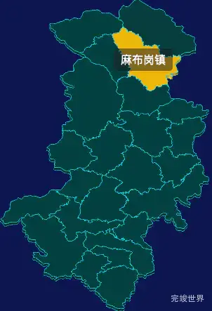 threejs河源市龙川县geoJson地图3d地图鼠标移入显示标签并高亮