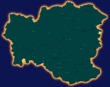 threejs河源市和平县geoJson地图3d地图添加金色效果