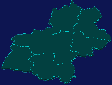 threejs清远市佛冈县geoJson地图3d地图