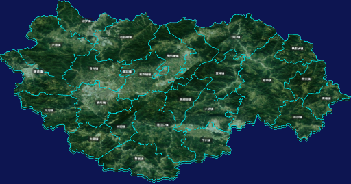threejs清远市英德市geoJson地图3d地图自定义贴图加CSS3D标签