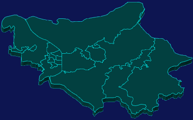 threejs潮州市湘桥区geoJson地图3d地图