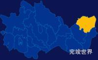 echarts揭阳市惠来县geoJson地图指定区域高亮演示实例