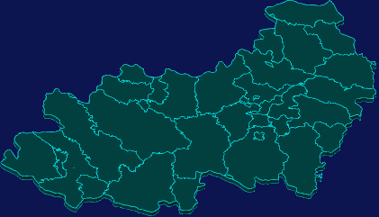 threejs揭阳市普宁市geoJson地图3d地图