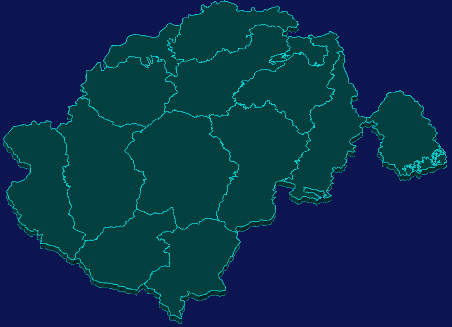 threejs云浮市新兴县geoJson地图3d地图
