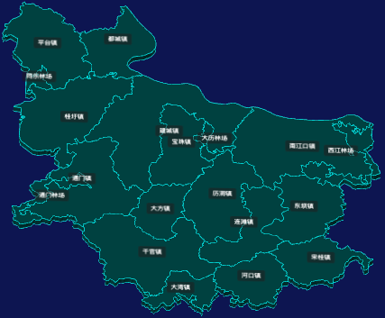 threejs云浮市郁南县geoJson地图3d地图CSS3D标签