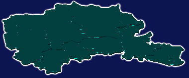 threejs呼和浩特市土默特左旗geoJson地图3d地图添加描边效果