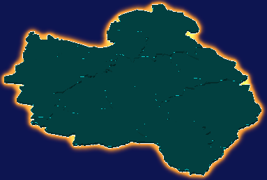 threejs呼和浩特市和林格尔县geoJson地图3d地图添加金色效果