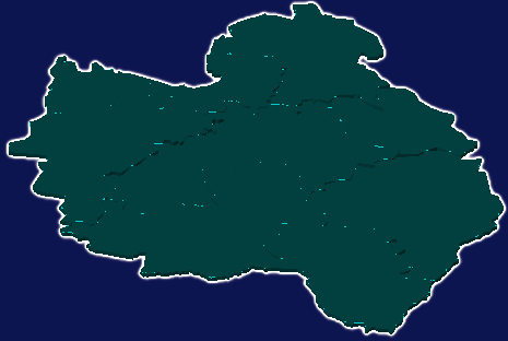 threejs呼和浩特市和林格尔县geoJson地图3d地图添加描边效果