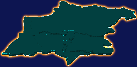 threejs包头市石拐区geoJson地图3d地图添加金色效果