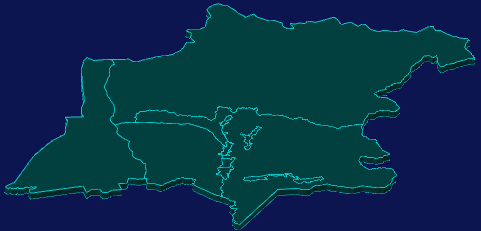 threejs包头市石拐区geoJson地图3d地图