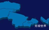 echarts包头市九原区geoJson地图3d地图实例旋转动画演示实例