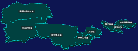 threejs包头市九原区geoJson地图3d地图CSS3D标签