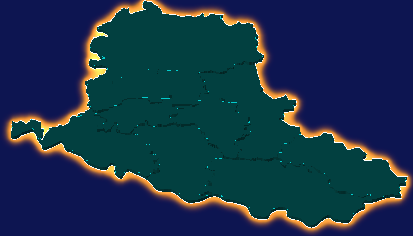 threejs包头市土默特右旗geoJson地图3d地图添加金色效果