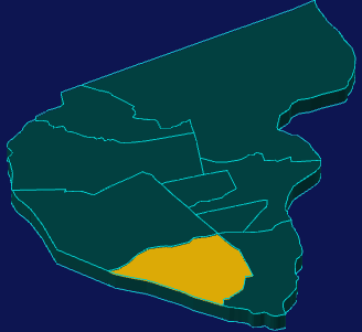 threejs乌海市乌达区geoJson地图3d地图指定区域闪烁