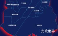 echarts唐山市路南区地图阴影代码演示