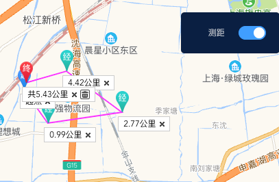 vue3 高德地图实现测距