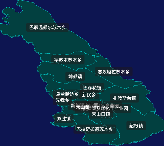 threejs赤峰市阿鲁科尔沁旗geoJson地图3d地图CSS3D标签