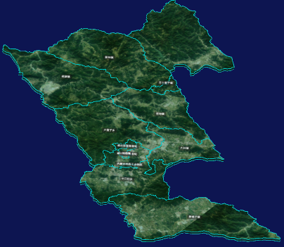threejs赤峰市林西县geoJson地图3d地图自定义贴图加CSS3D标签
