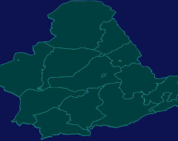 threejs赤峰市克什克腾旗geoJson地图3d地图