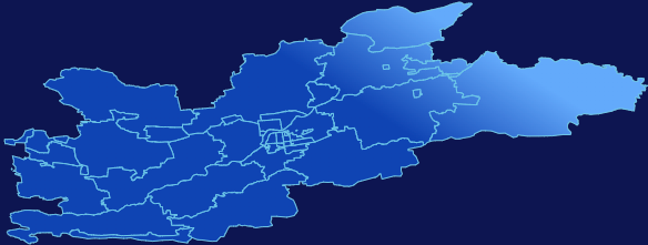 echarts通辽市科尔沁区geoJson地图全局颜色渐变