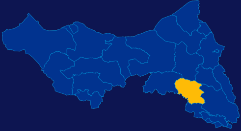 echarts通辽市科尔沁左翼中旗geoJson地图区域闪烁