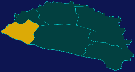 threejs鄂尔多斯市杭锦旗geoJson地图3d地图指定区域闪烁