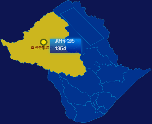 echarts呼伦贝尔市阿荣旗geoJson地图点击地图插小旗