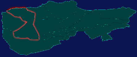 threejs呼伦贝尔市陈巴尔虎旗geoJson地图3d地图红色描边闪烁警报
