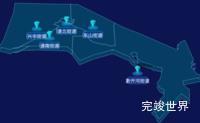 echarts呼伦贝尔市满洲里市geoJson地图点击跳转到指定页面实例