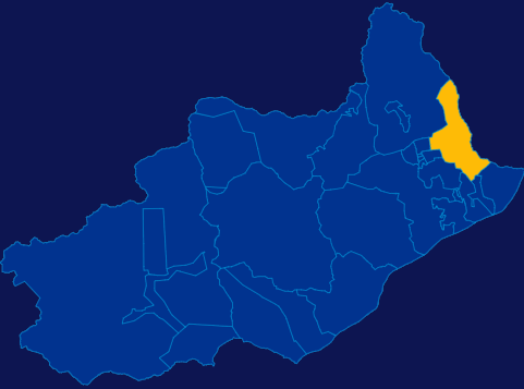 echarts呼伦贝尔市扎兰屯市geoJson地图区域闪烁