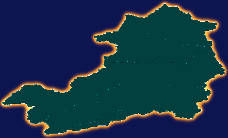 threejs呼伦贝尔市根河市geoJson地图3d地图添加金色效果