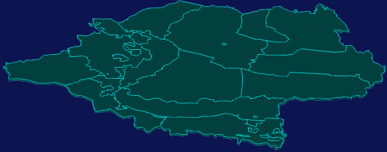 threejs巴彦淖尔市乌拉特前旗geoJson地图3d地图