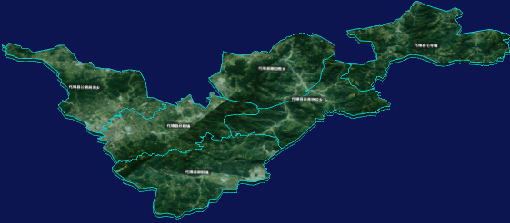threejs乌兰察布市化德县geoJson地图3d地图自定义贴图加CSS3D标签