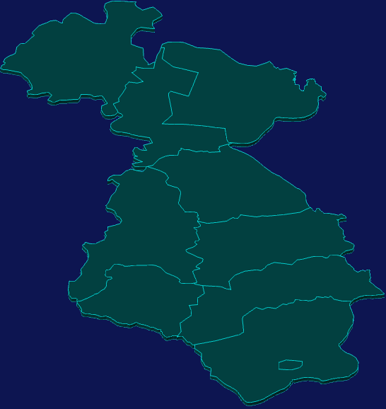 threejs乌兰察布市兴和县geoJson地图3d地图
