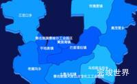 echarts乌兰察布市察哈尔右翼前旗geoJson地图 visualMap控制地图颜色效果实例