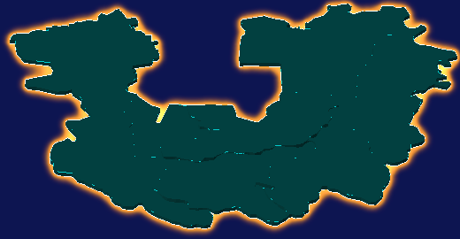 threejs乌兰察布市察哈尔右翼前旗geoJson地图3d地图添加金色效果