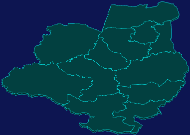 threejs乌兰察布市察哈尔右翼中旗geoJson地图3d地图鼠标移入显示标签并高亮