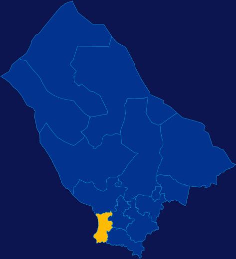 echarts乌兰察布市四子王旗geoJson地图指定区域高亮