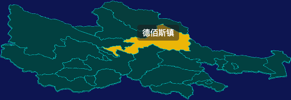 threejs兴安盟科尔沁右翼前旗geoJson地图3d地图鼠标移入显示标签并高亮